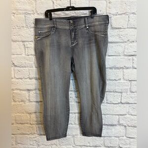 Torrid gray wash cropped jeans plus size 22